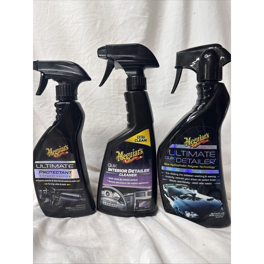 Meguiar's Detail Car Spray Clean LOT Protectant 15oz Cleaner 16oz Detailer 22oz